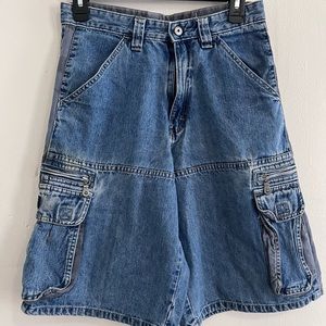 Vintage Jean Cargo Shorts